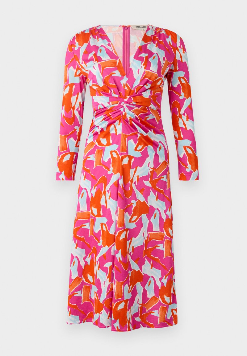 Diane von Furstenberg Jerseyjurk donkerroze