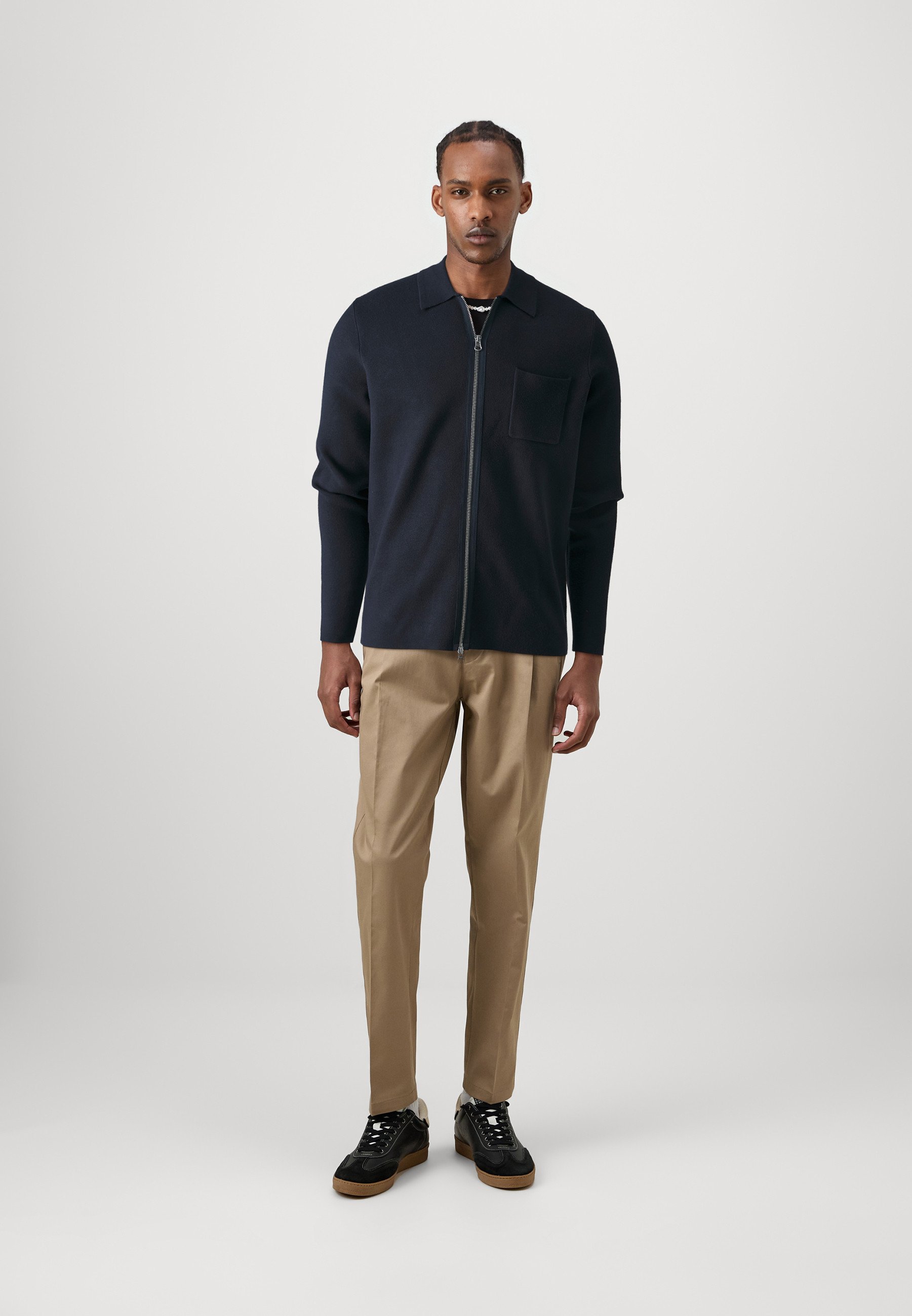 Samsøe Samsøe GUNA ZIP - Cardigan - sky captain/dark blue - Zalando.ie
