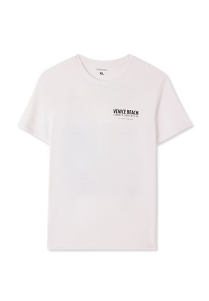 T-shirt con stampa - bianco ottico