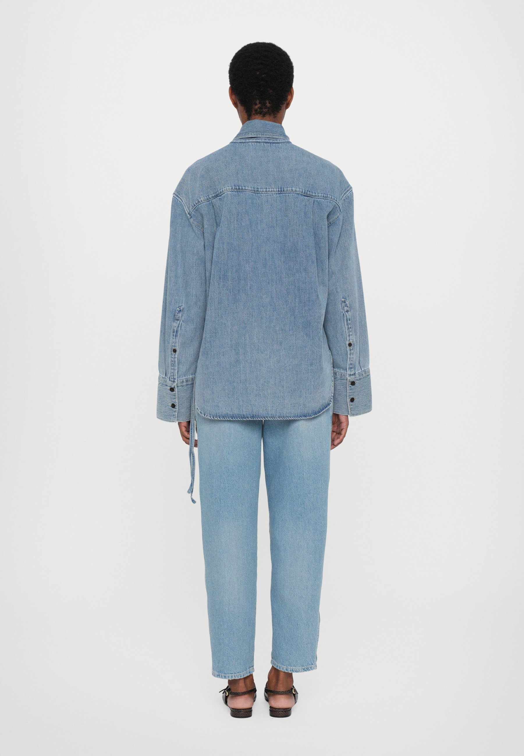 売れ筋商品|||クローズド シャツ レディース トップス SCARF SHIRT - Button-down blouse - light blue CLOSED SCARF SHIRT - Button-down blouse - light blue/light