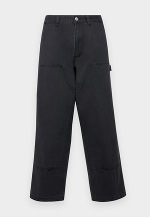 Obey Clothing BIGWIG CARPENTER PANT UNISEX - Džínsy Carpenter - black faded