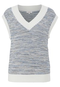 s.Oliver T-shirt print - blau   creme