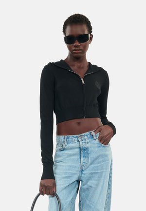 Sudadera con cremallera - black