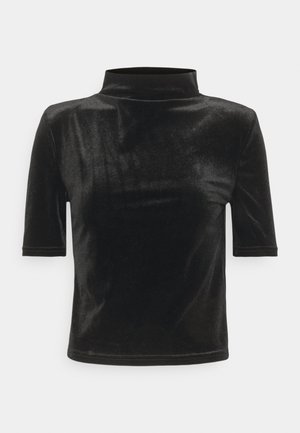 Noisy May Petite, NMALMA SLEEVE SHOULDER - Camiseta básica - black