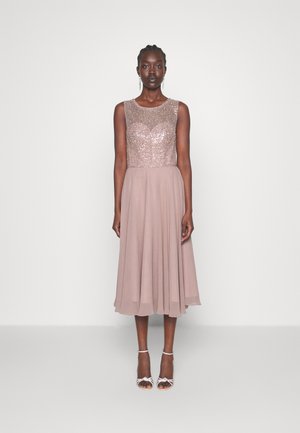 Swing MIDIKLEID AUS PAILLETTE MIT CHIFFON ROCK - Robe de soirée - fading lilac