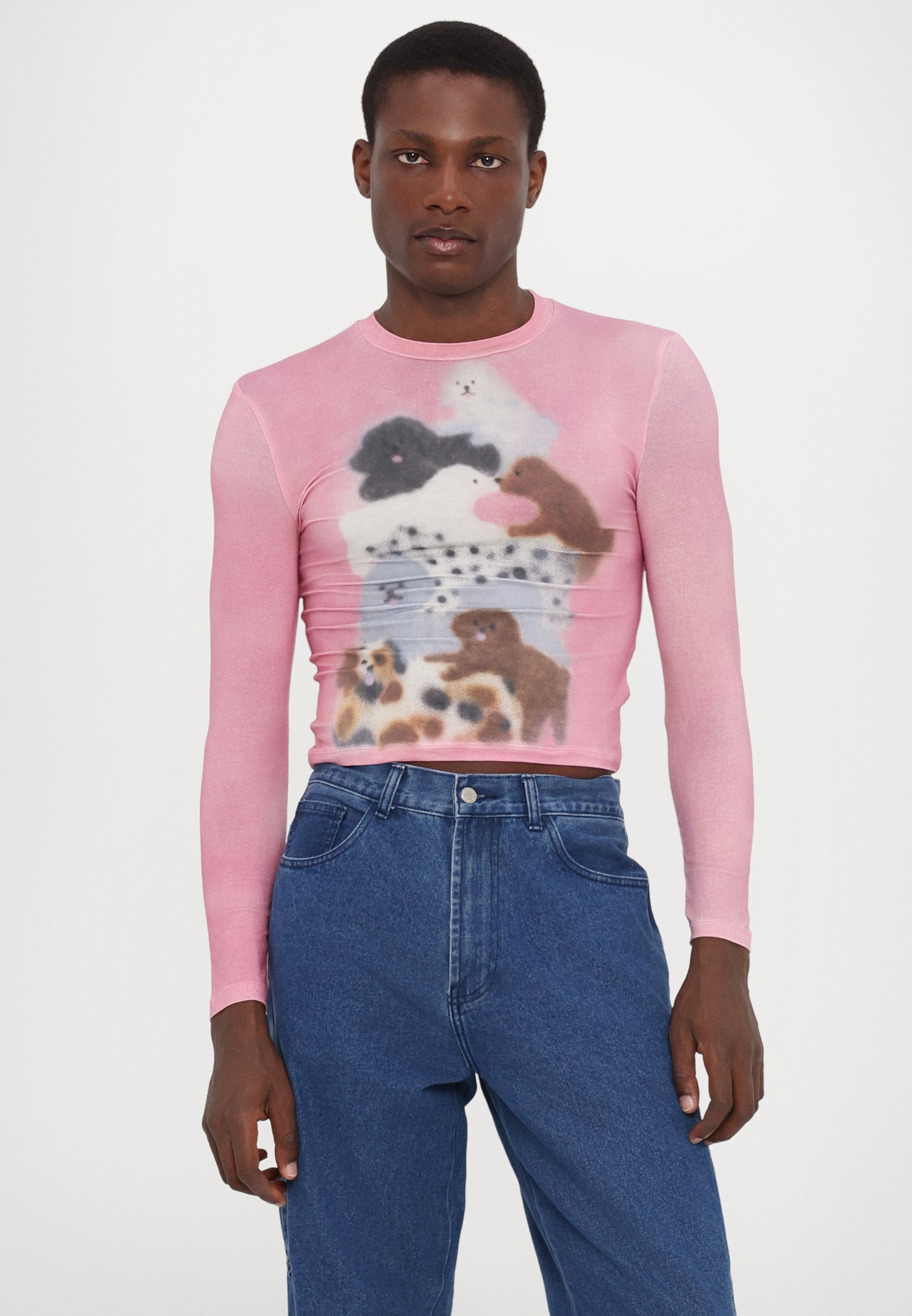 【関税込み】Carne Bollente ブルー Country Crush ジーンズ CARNE BOLLENTE Country Crush Jeans | Blue | FARFETCH