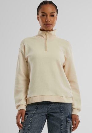 Urban Classics LIGHT TROYER - Sweatshirt - whitesand