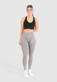 Smilodox SLAYTON SCRUNCH EFFECT LEGGINGS SPORT FITNESS - Leggings - anthrazit