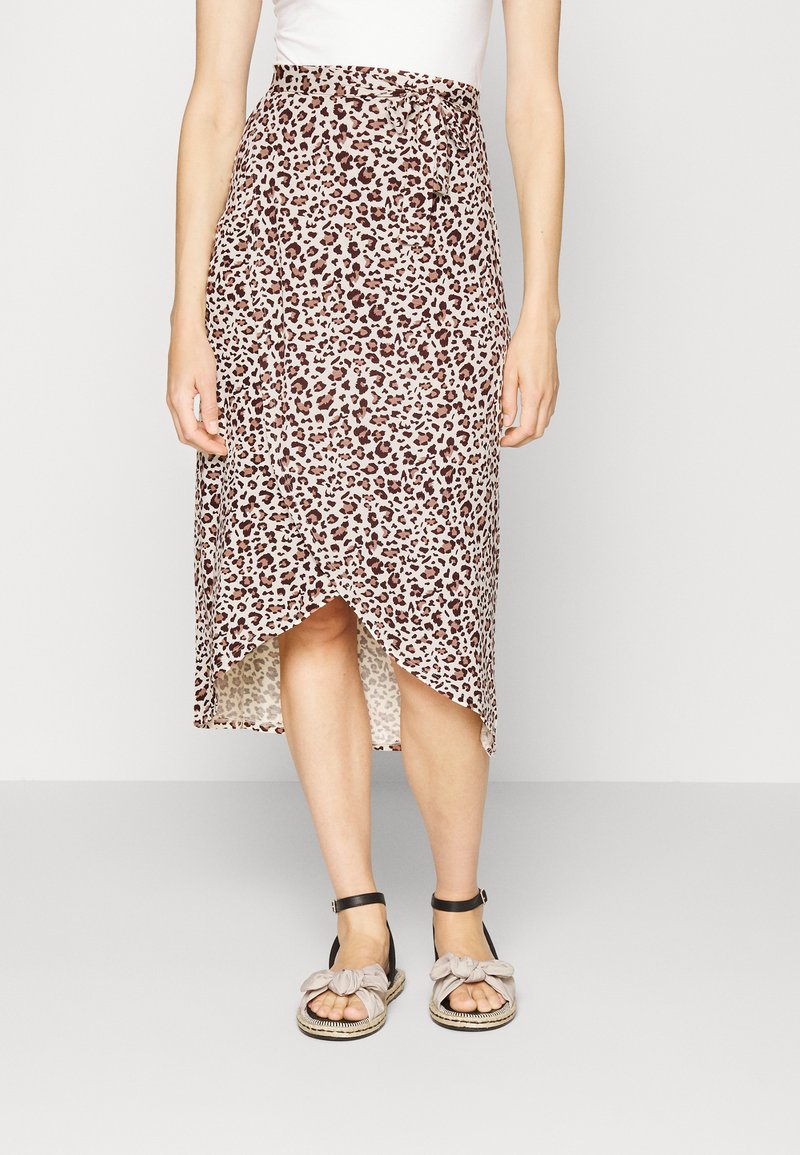 Damen Jeansröcke | PIECES Tall PCELONORA MIDI WRAP SKIRTWickelrockbuttercream/braun - PE76344 Damen Jeansröcke | PIECES Tall PCELONORA MIDI WRAP SKIRTWickelrockbuttercream/braun - PE76344