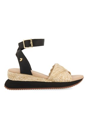 MEHAMA - Sandales à plateforme - black