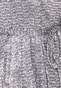 Goddiva SEQUIN SKATER SHIRT - Skjortekjole - silver