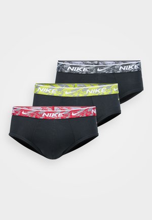 BRIEF 3 PACK - Slip - black/white denim/multi-coloured