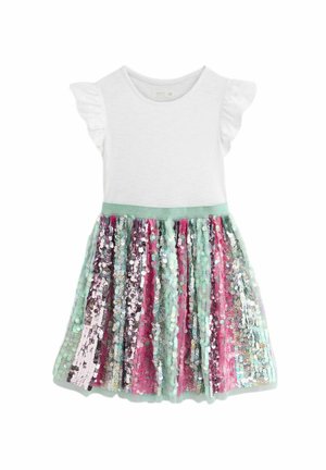 SEQUIN - REGULAR FIT - Cocktailklänning - aqua blue pink