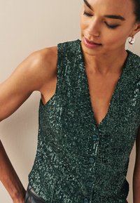 Next SEQUIN - Chaleco - green