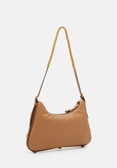 MOSCHINO MINI LETTERING - Rankinė - marrone