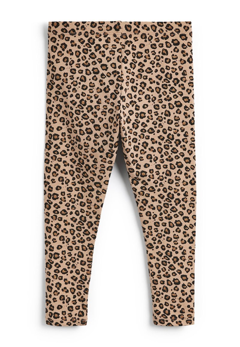 Next ANIMAL PRINT - Leggings - Byxor - animal neutral glitter print