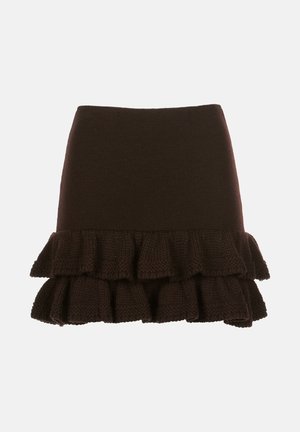 MERENDERA - A-vonalú szoknya - marrone