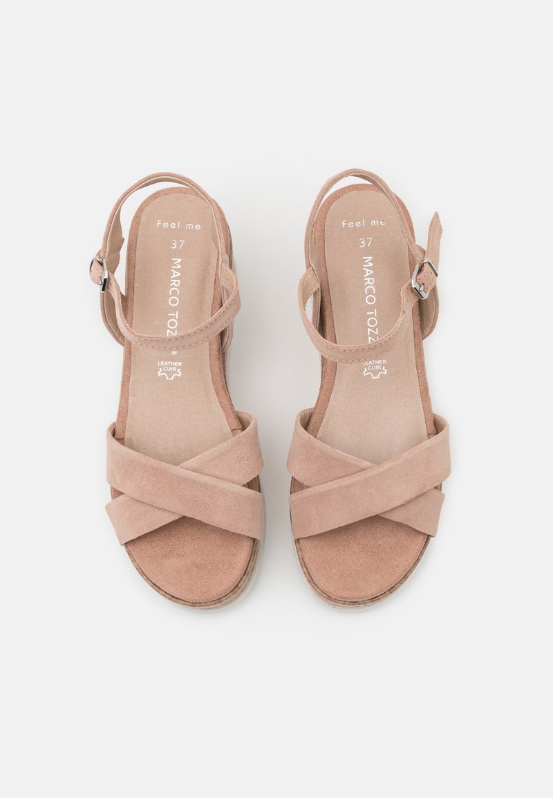Damen Sneaker | Marco Tozzi Plateausandalette nude - LJ52665 Damen Sneaker | Marco Tozzi Plateausandalette nude - LJ52665