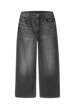 WIDE - Jeans straight leg - dark grey denim