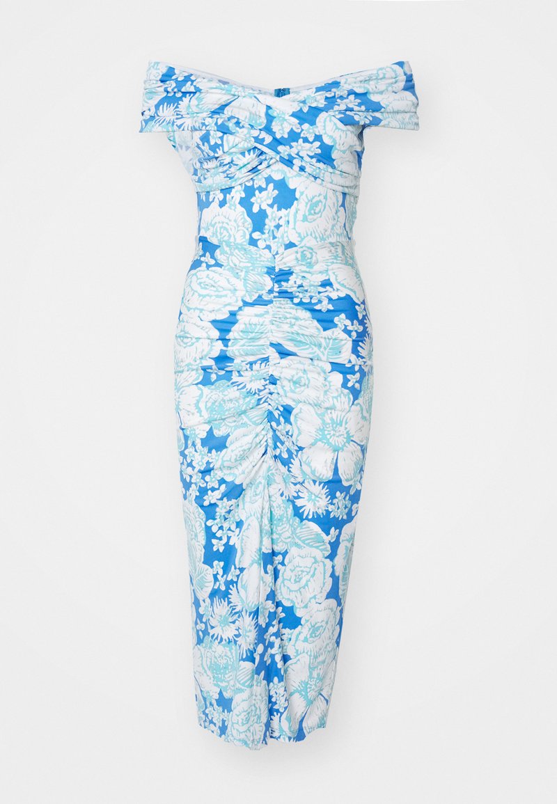 Diane von Furstenberg Cocktailjurk blauw Diane von Furstenberg Cocktailjurk blauw