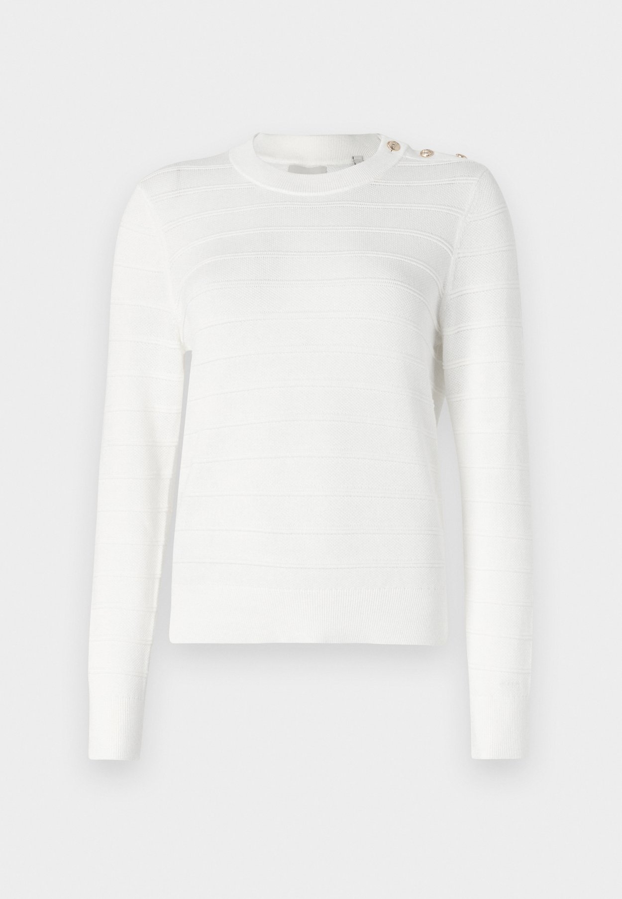 TEXTURED C NECK