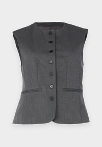SLFPIYA VEST - Waistcoat - dark grey detail:melange