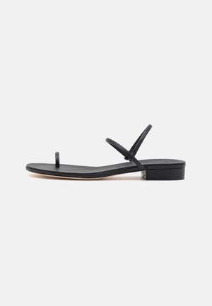 Studio Amelia EDITH FLAT - T-bar sandals - black