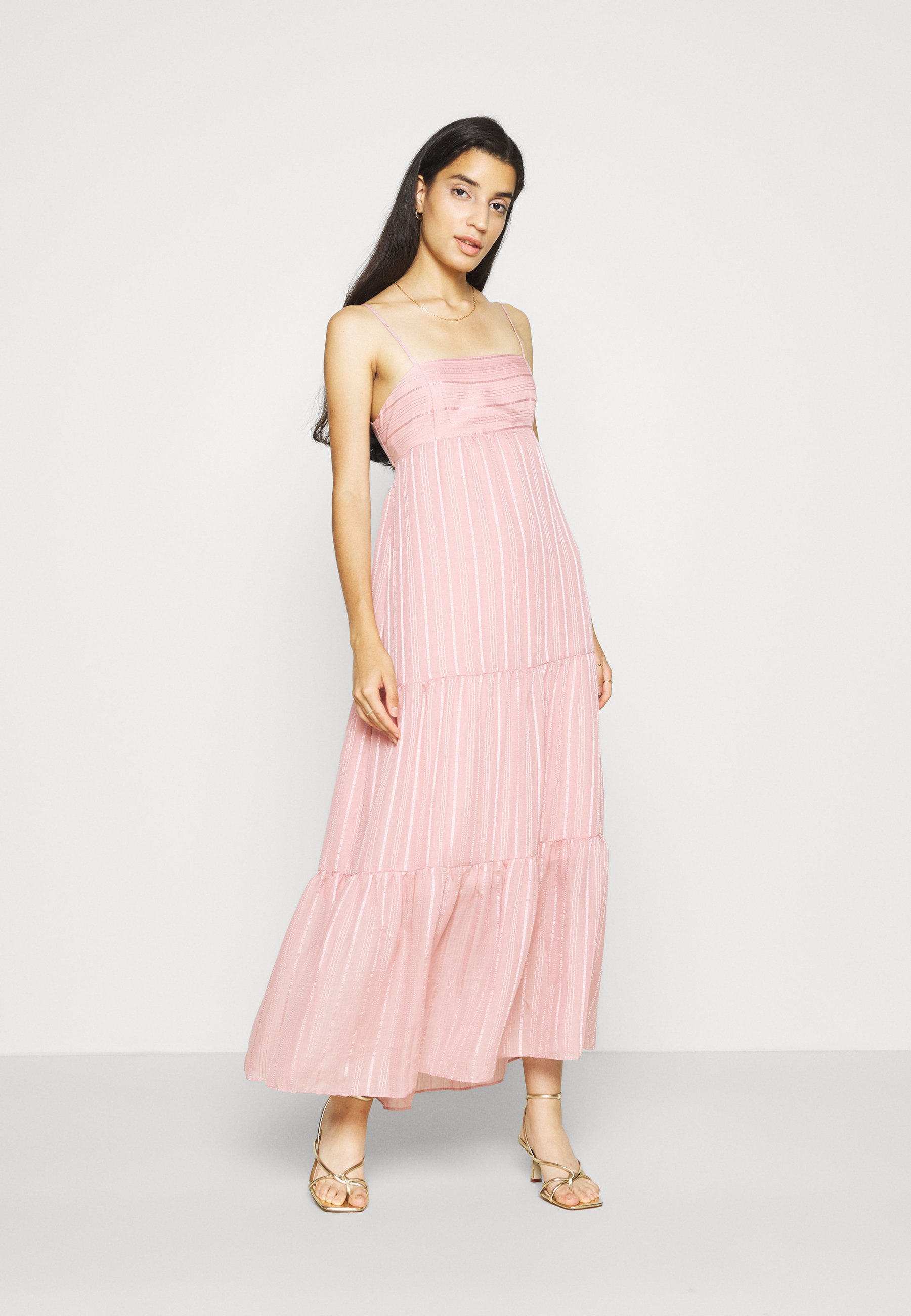 Forever New FAITH TIERED MIDI DRESS - Vestido largo blush