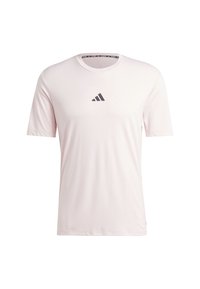 adidas Performance POWER WORKOUT - Sports T-shirt - sandy pink black