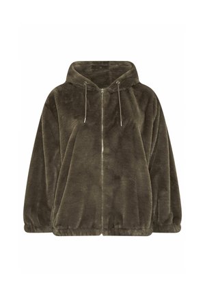 Yours Clothing, Fleece jacket - brown