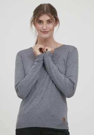 OXEDDA - Strickpullover - Džemperis - grey mel