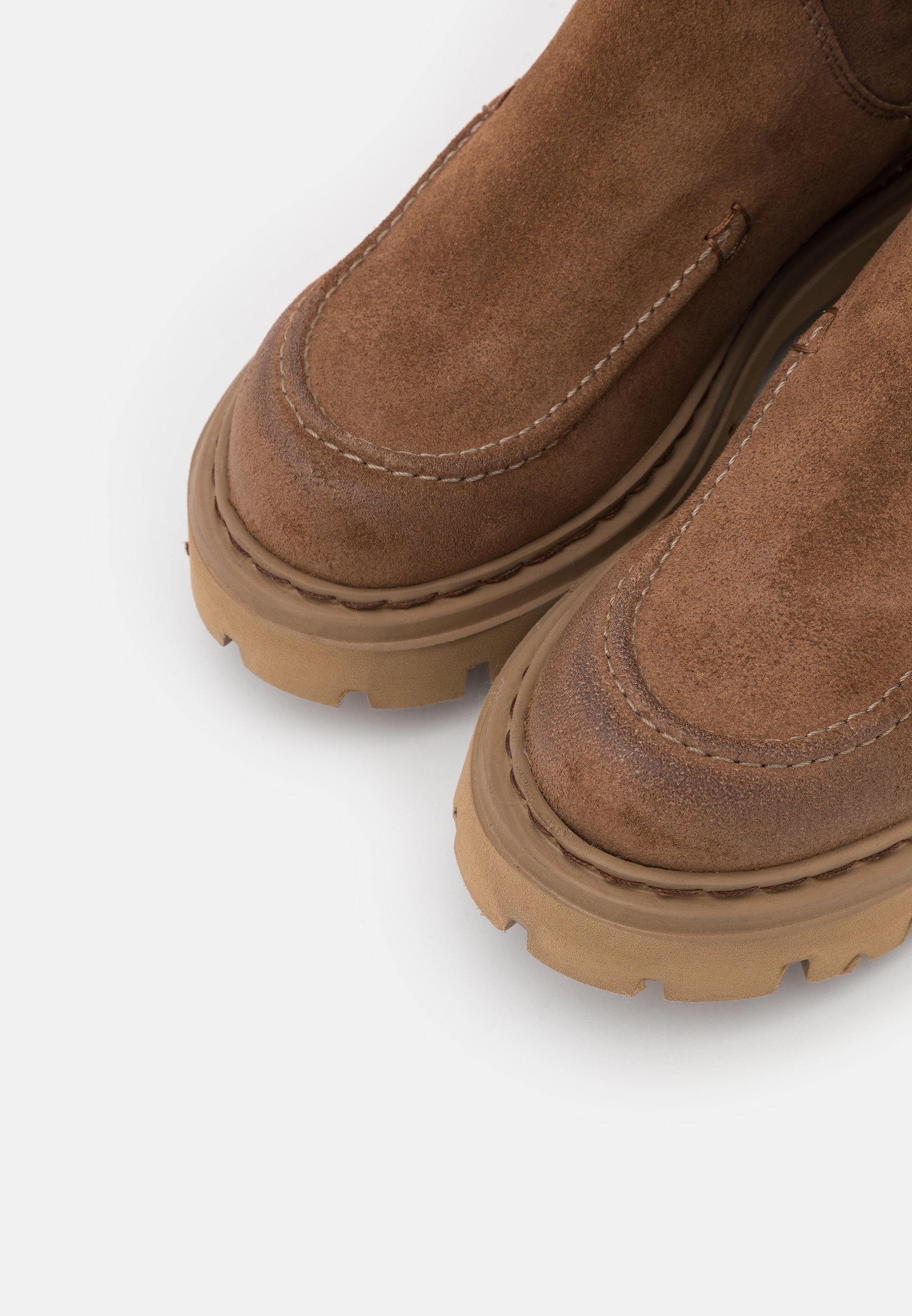 Pedro Miralles Botas con plataforma - cortina oil bambi/coñac - Zalando.es