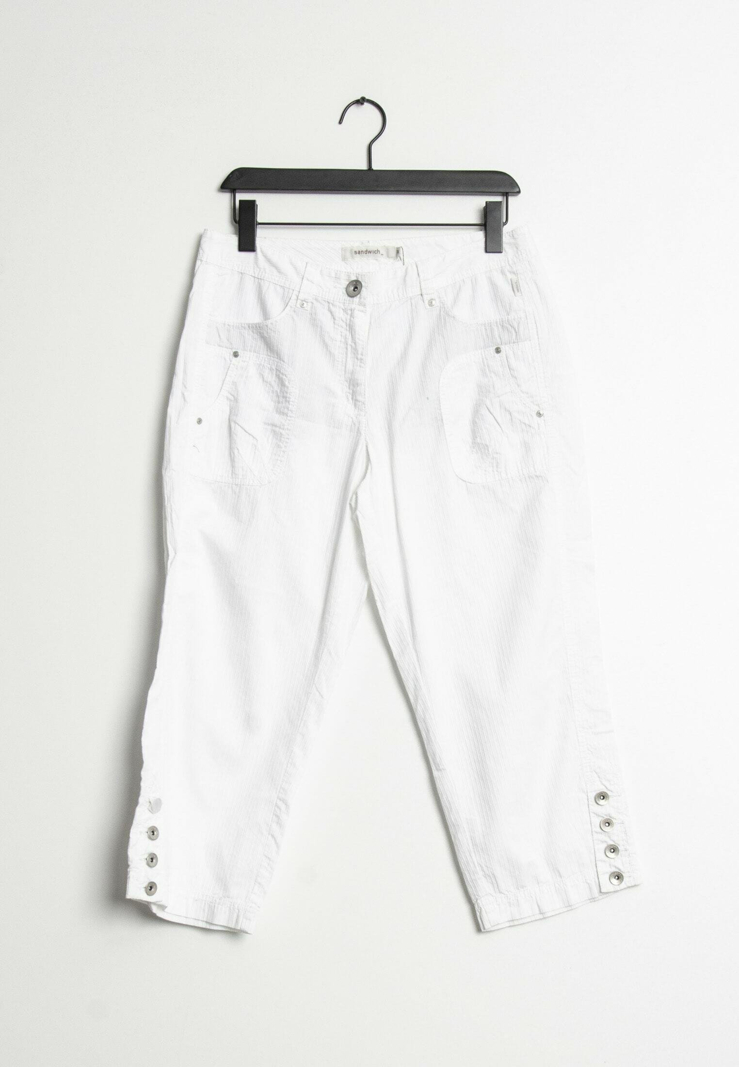 Sandwich Broek - white/wit - Zalando.nl
