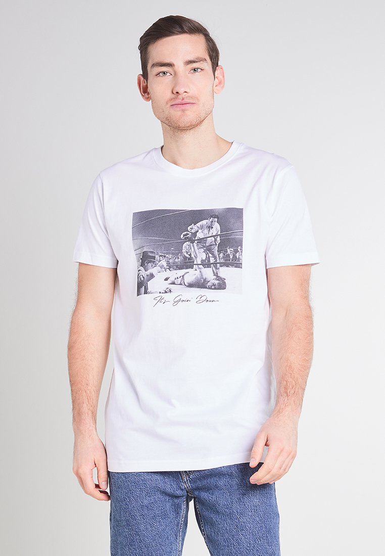 Mister Tee GOING DOWN TEE - T-Shirt print - white/weiß - Zalando.ch