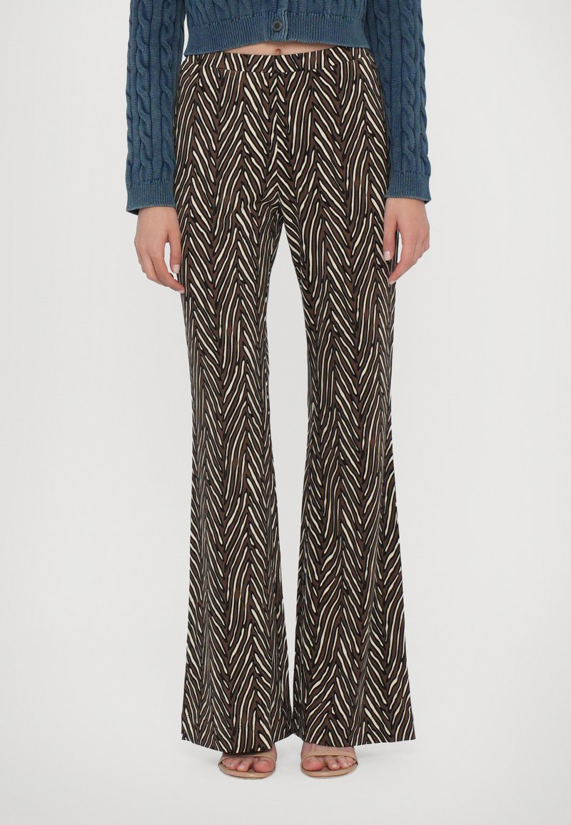 Diane von Furstenberg BROOKLYN PANTS - Püksid - brown