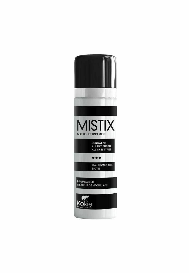 Kokie Cosmetics - KOKIE MISTIX MATTE SETTING MIST 75ML - Fixerspray og -pudder - black, Forstør