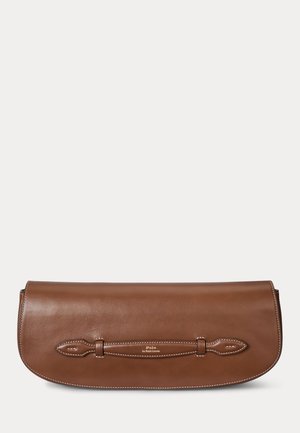 Polo Ralph Lauren, BELLPORT LEATHER LONG-FLAP CLUTCH - Handtasche - cuoio