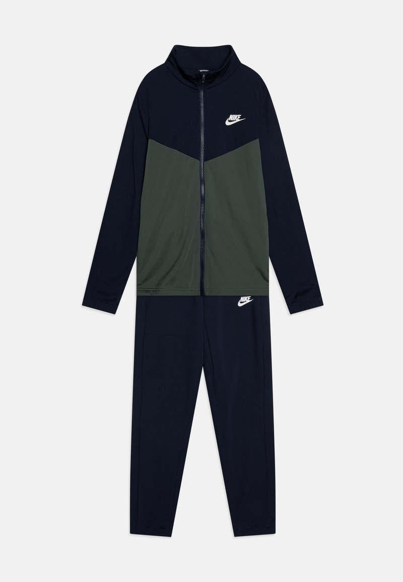 Nike Sportswear SPORTSWEAR - Tepláková souprava - obsidian/vintage green/white