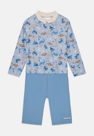 PROTECTION ONE PIECE DINO ALL OVER - Maillot de bain - blue