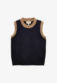 Unselected, navy & camel