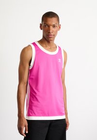 adidas Originals ADICOLOR MOCK EYELET - Top - semi lucid fuchsia