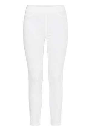 OXKEILY SLIM FIT - Jeggings - optical white