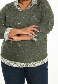 Paprika Strickpullover - khaki