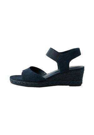 Platform sandals - navy