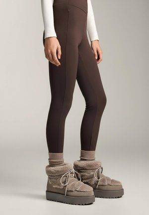 OYSHO LACE-UP  - Zimní obuv - light brown