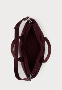 Lauren Ralph Lauren STEVIE QUILTED EXTRA LARGE STEVIE ZIP TOTE BAG - Velika torba - dark garnet