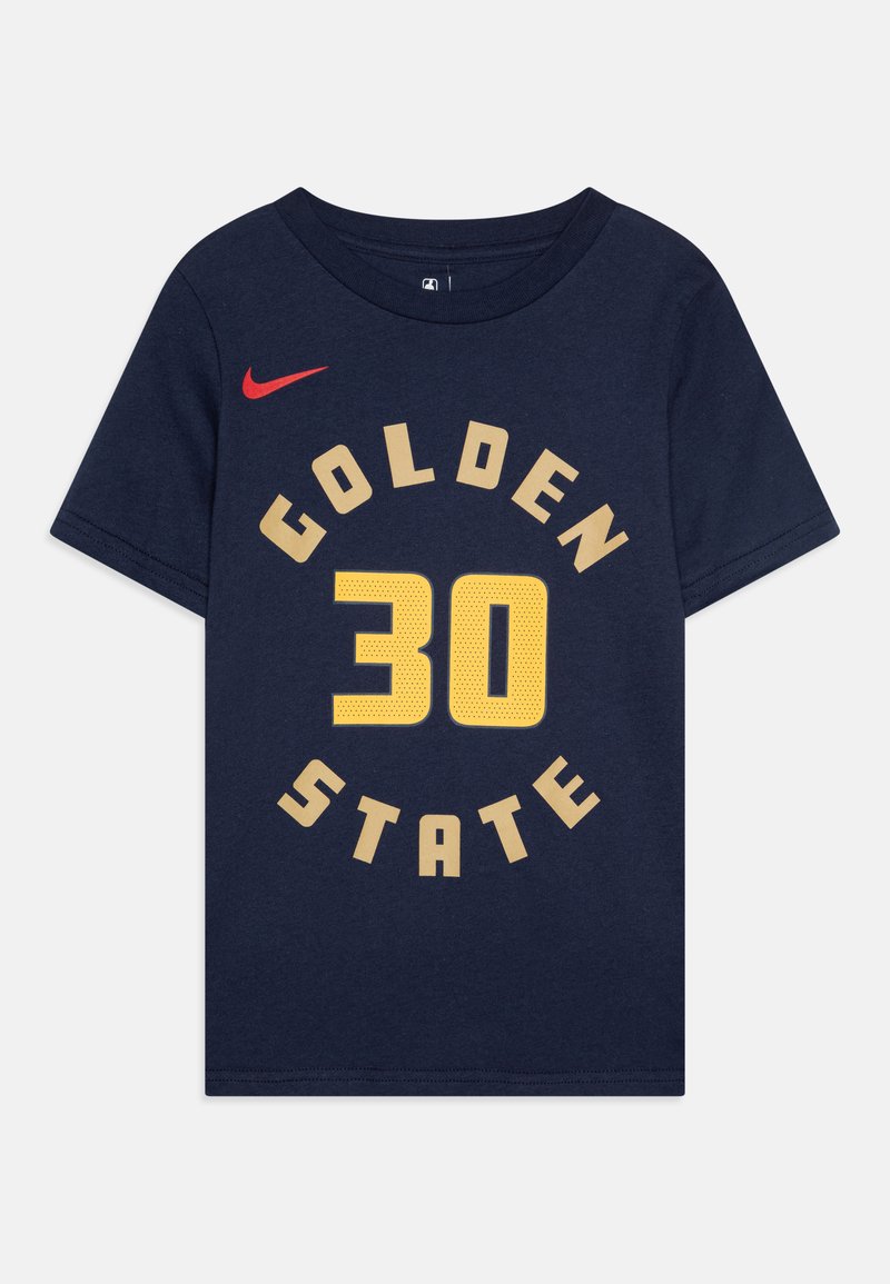 Nike Performance - NBA GOLDEN STATE WARRIORS STEPHEN CURRY CITY EDITION  ESSENTIAL TEE UNISEX - NBA krekls - college navy, Palielināt