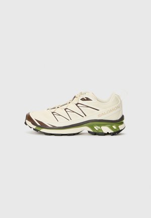 Salomon Sportstyle XT6 UNISEX - Sapatilhas - vanilla ice/black coffee/calla green