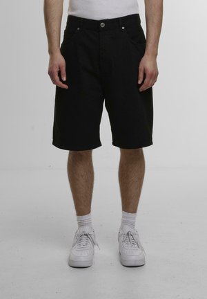 DROP - Denim shorts - black