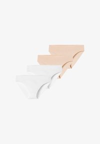 Unausgewählt, weiss/sand